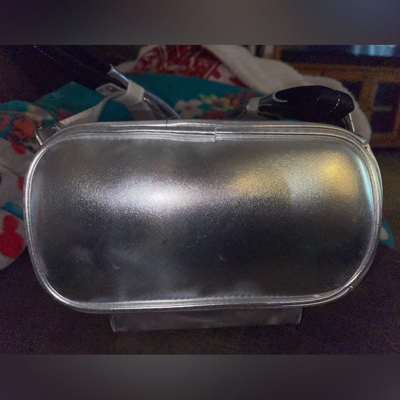 Disney Parks Loungefly 100 years of wonder metallic silver backpack - Picture 4 of 5